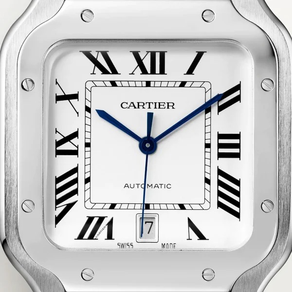 Cartier Santos Large Model Classic Silver WSSA0018